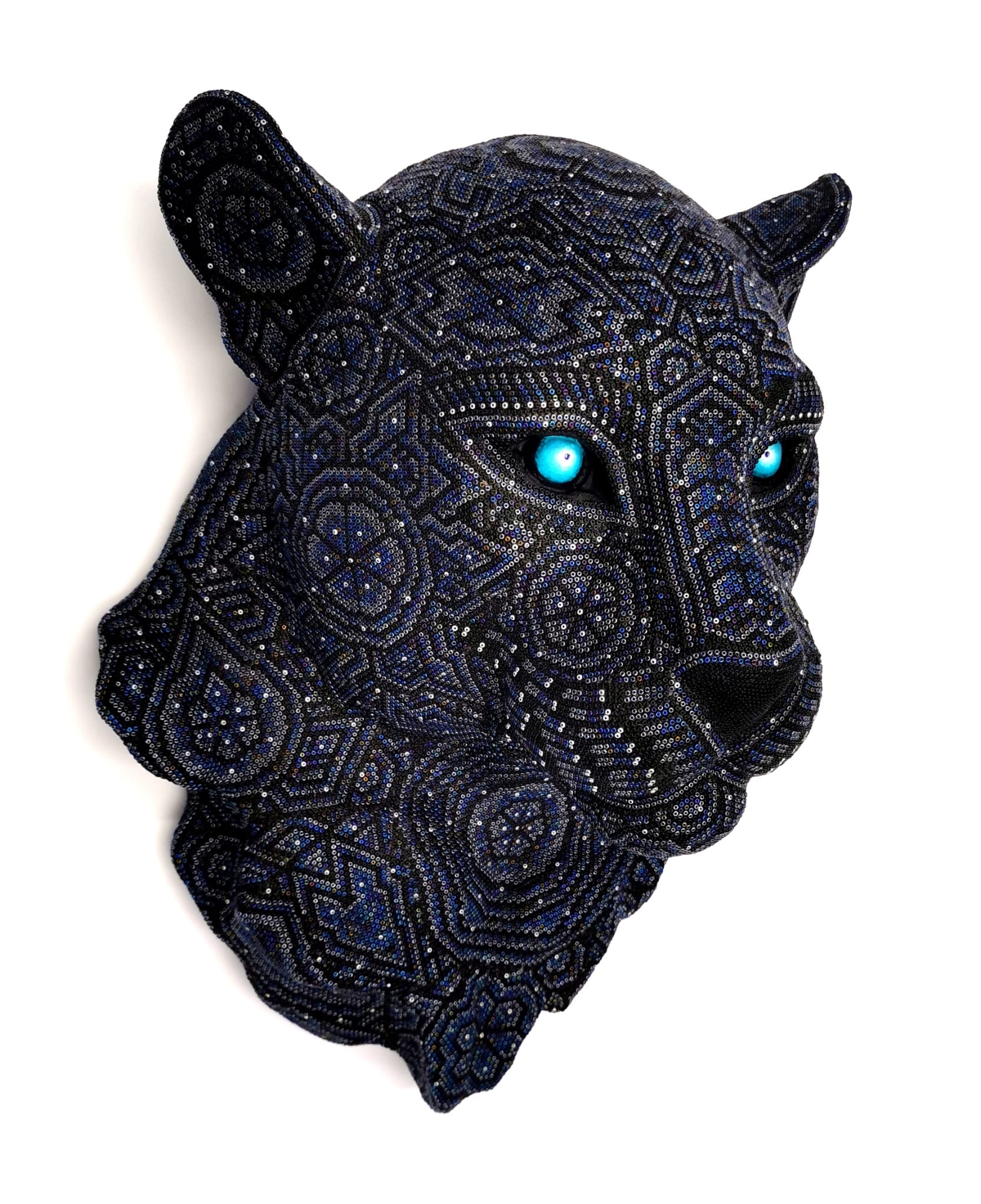 Arte Huichol / Jaguar Nocturnal